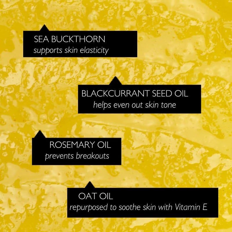 UPCIRCLE Cleansing Face Balm with Apricot 1.7oz - 100% Natural Cleanser To Remove Makeup, Including Waterproof Mascara + Clear Blackheads - Sea Buckthorn, Oat + Rosemary Oil - Vegan + Cruelty-Free - Image 3